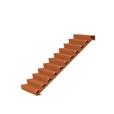 CorTen trap (BxDxH) 100x168x187 cm. (3 mm.) ~