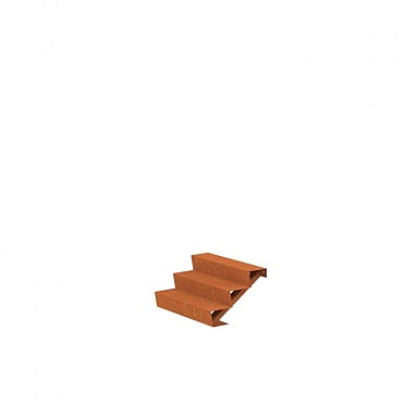 CorTen trap (BxDxH) 100x72x51 cm. (3 mm.) ~