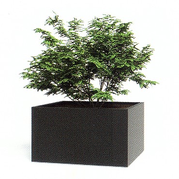 Vierkante Aluminium plantenbak