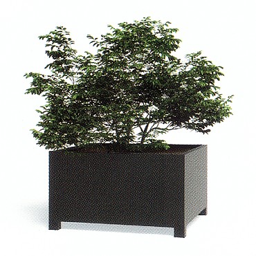 Aluminium plantenbak met pootjes