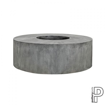Pottery Pots plantenbak Jumbo Seating Round Grey hoogte: 475 diameter: 140x140~