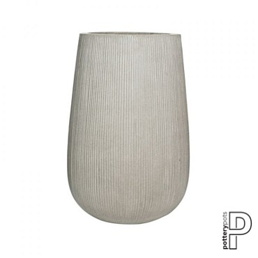 Pottery Pots plantenbak Patt High M Ridged Cement hoogte: 66 diameter: 44~