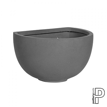 Pottery Pots plantenbak Peter Wally M, Grey  22x28.5x18 cm ~
