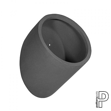 Pottery Pots plantenbak Puk Wally M, Grey  ø20x20 cm ~