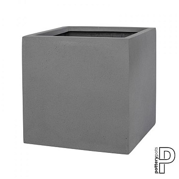 Pottery Pots plantenbak Fleur L, Grey 25x25x25 cm ~