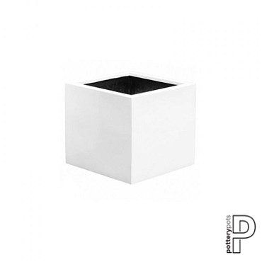 Pottery Pots plantenbak Jumbo M Glossy White hoogte: 62 diameter: 70x70~