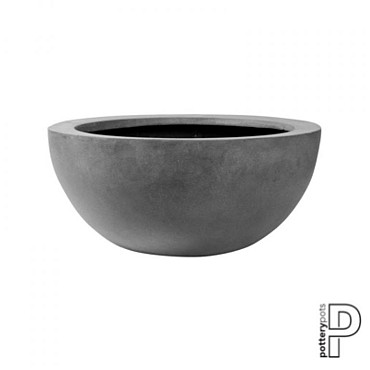 Pottery Pots plantenbak Vic Bowl L Grey hoogte: 28 diameter: 60~