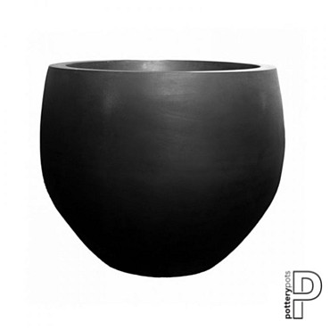 Pottery Pots plantenbak Jumbo Orb L Black hoogte: 114 diameter: 133x133~