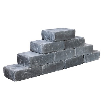 Tumbelwall getrommeld 30x20x10 cm. Mount Everest ~