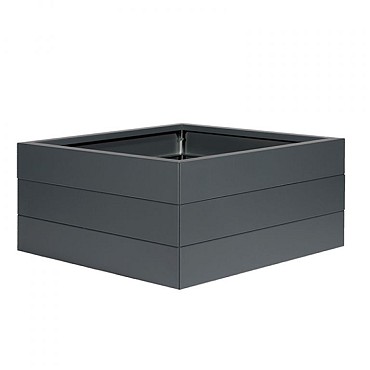 Modulaire bloembak antraciet 42 cm. hoog