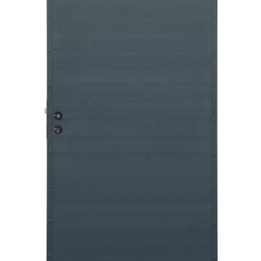 IdeAL alu poort 100x180cm RAL7016 incl. insteekslot OP=OP