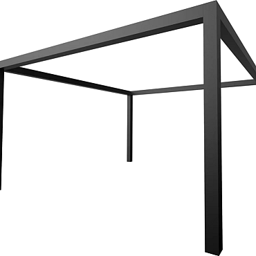 Luxxout aluminium pergola, breedte 251-300 cm. Uitval 351-400 cm. Profiel 100x100x2 mm. Kleur: antraciet ~