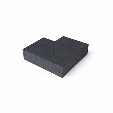 Schellevis Oudhollandse traptrede buiten hoekstuk antraciet (37x15 cm.) ~