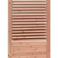 Shutterscherm douglas, 89x224 cm. kleurloos geïmpregneerd. ~