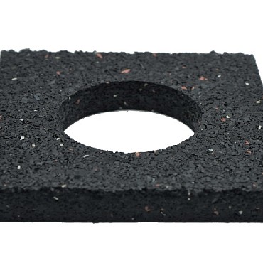 Tegeldrager rubber 6mm vast RC10 mm 6+4 mm. zonder bovenplaat OP=OP ~