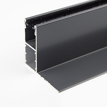 Verasol Aluminium L-HTF profiel L7000 mm, kleur: Wit RAL9010/Antraciet/Brons str