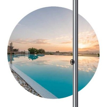 Cirrus design buiten douche enkele aansluiting ~