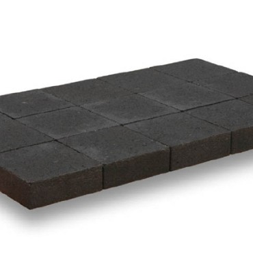 Strakstones antraciet 14x14x7 cm. ~