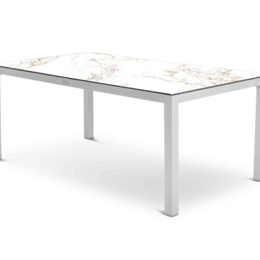 Briga Table Dekton Entzo Top White Frame