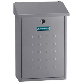Brievenbus zilvergrijs premium ~