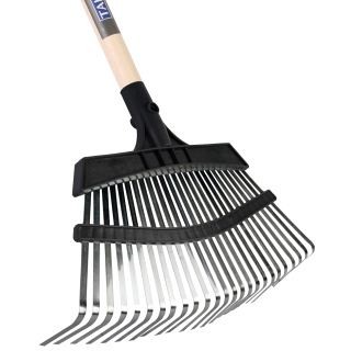 Gazonhark metaal/kunststof compleet 25 tands ~