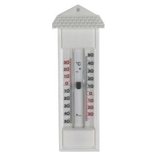 Buitenthermometer wit min/max ~