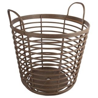 Mand Eco 40L bruin hout/PP ~