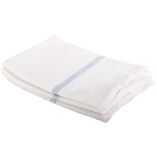 Dweil katoen 50x80cm wit 3 stuks ~