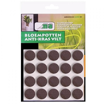 Anti-kras vilt bruin ø 17 mm / hangsysteem ~