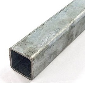 Kozijnstijl (kokerprofiel) S235JRH 60x60x5 mm 2 meter lengte Gegalvaniseerd~
