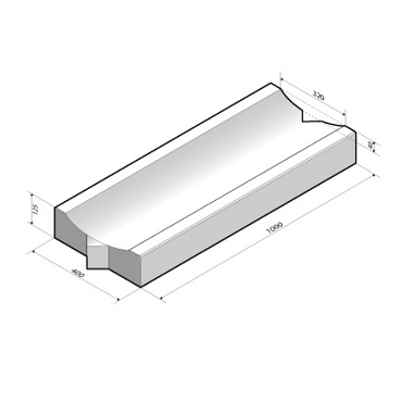 Molgoot 12,5x40/4x32 inwendig ~