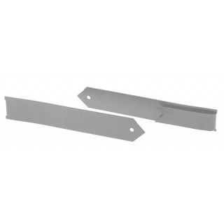 Mevosteel eindverbindingsclippen 30,5 cm. RVS ~