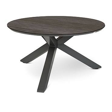 Orbital Dining Table 120 Ø cm Trespa Charcoal ~