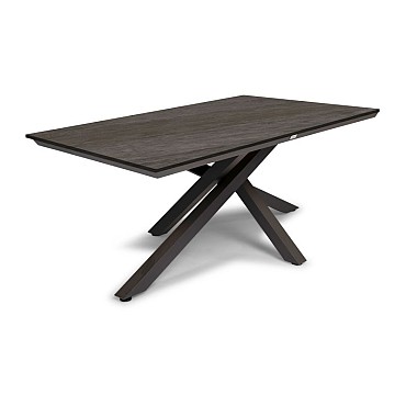 Orion Dining Table 180x100x75 cm Trespa Charcoal ~