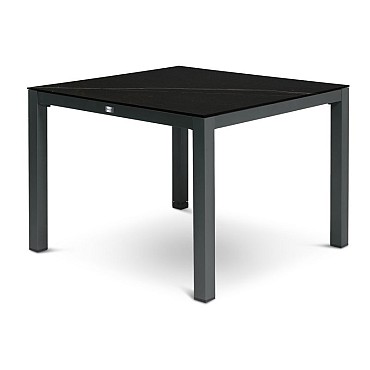 Briga Dutch Table Dekton steen Blad kleur Kelya Charcoal Frame / Kelya (80x80 cm) ~
