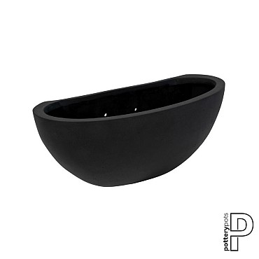 Pottery Pots plantenbak Mini Dorant Wally L Black  43x17.5x16.5 cm ~