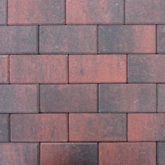 Basic BKK rood-zwart 21x10,5x8 cm. ~