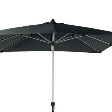 Zuma Stokparasol donker grijs 300x300 cm ~