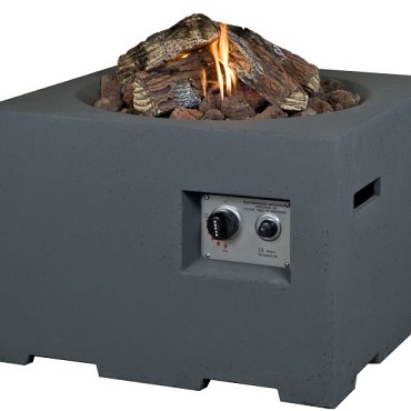 Vierkant klein antraciet 60x60x40cm~