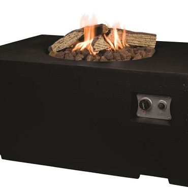 Rechthoek zwart 107x80x46cm~