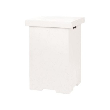Enclosure (Bijzettafel) LPG Tank wit 41x41x62cm~