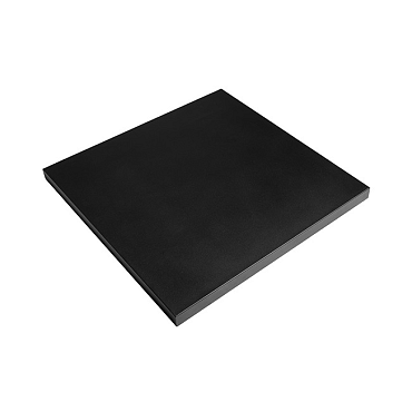 Deksel Cocoon Table Vierkant Klein Zwart 65x65x5cm~