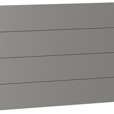 Wandpaneel Schutting zonder Acrylglas 180x90 kwartsgrijs-metallic ~