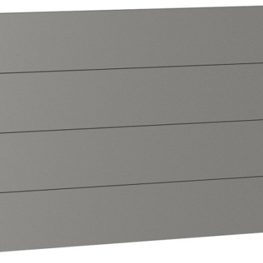 Wandpaneel Schutting zonder Acrylglas 200x90 kwartsgrijs-metallic ~