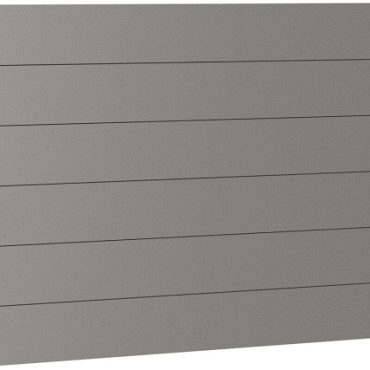 Wandpaneel Schutting zonder Acrylglas 180x135 kwartsgrijs-metallic ~