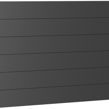 Wandpaneel Schutting zonder Acrylglas 180x135 donkergrijs-metallic ~