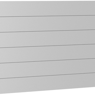 Wandpaneel Schutting zonder Acrylglas 180x135 zilver-metallic ~