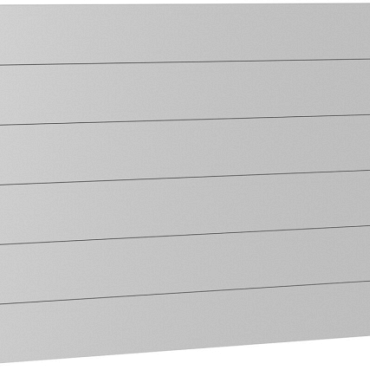 Wandpaneel Schutting zonder Acrylglas 200x135 zilver-metallic ~
