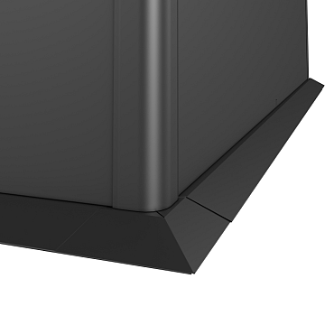 Maairand 2x0,5 donkergrijs-metallic ~