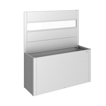 Schutting voor Kweekbed Belvedere (1Stk) met Acrylglas Gr. 200 zilver-metallic ~